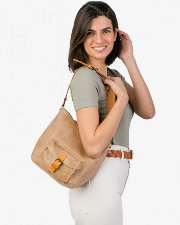 Mujer BIBA Bolsos Hobo<Bolso De Hombro Silverton De Piel